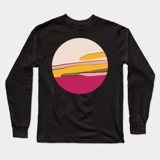 Original abstract modern minimalist design art Long Sleeve T-Shirt